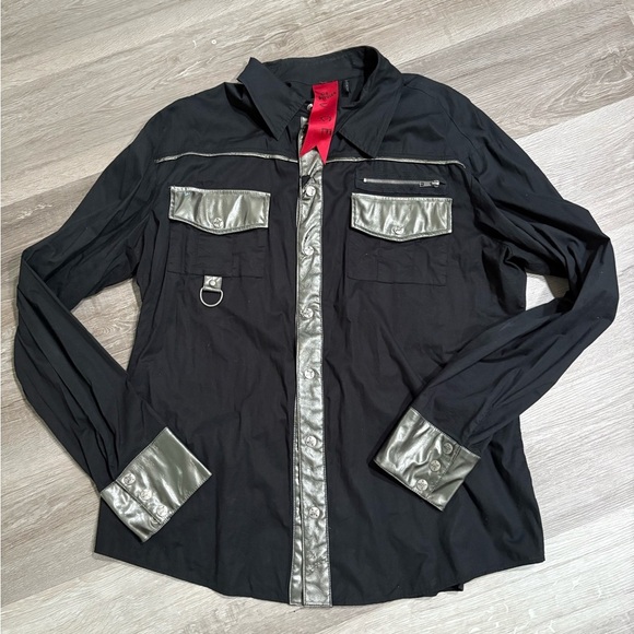 Lip Service Other - Lip Service Black Jacket with Silver Details